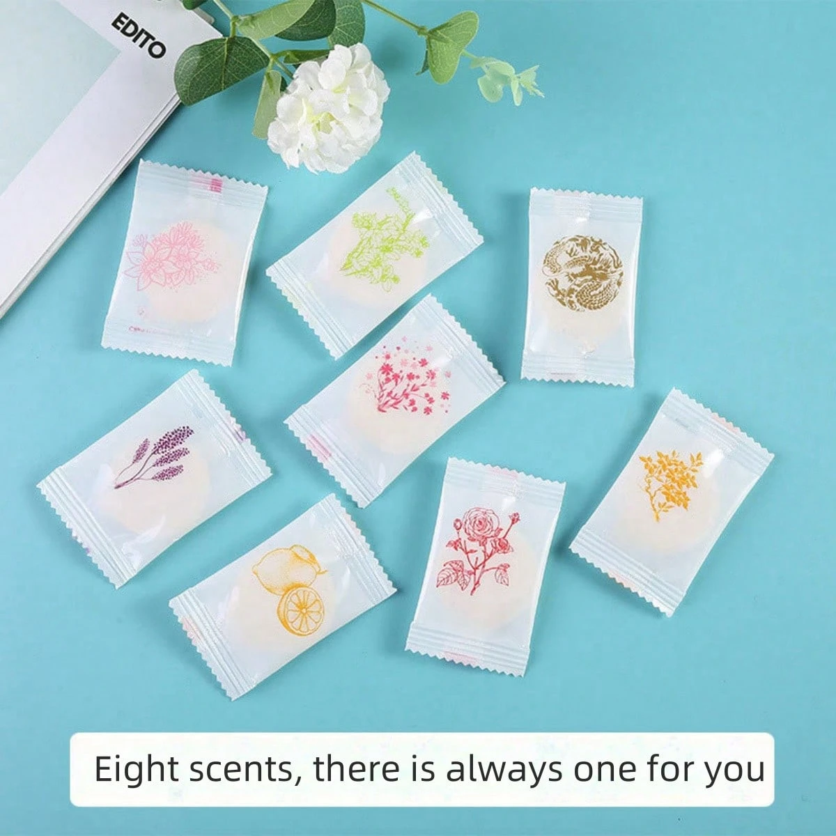 Stick-On Solid Air Freshener - Odor Eliminator For Bathroom, Bedroom ...