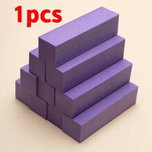 1 件/5 件/10 件/20 件，Maryton 指甲抛光块，中等/细砂 100/180 抛光抛光块，适用于丙烯酸指甲凝胶抛光指甲，专业修脚修指甲抛光套件 - 紫色 - 查看 10