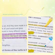 12pcs Colorful Highlighter Pens, Double-Ended Dual-Color, Suitable For Students Marking, Highlighting, 24 Colors
