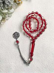 1 pieza Conjunto de 45 cuentas de oración de 10mm Tasbih pulsera, para el culto diario