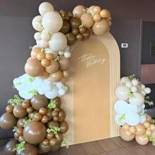 10/20/30/40/50 sztuk Brązowe balony 18/12/10/5 cali, Brązowy lateksowy zestaw balonów na przyjęcia urodzinowe, imprezy pod prysznicem, wesele, Święto Dziękczynienia, rocznica, dekoracje balonowe - Maszyna do kart retro - Zobacz 3