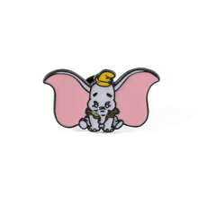 1/6 piezas. Broche de estilo creativo de Disney con diseño de elefante de dibujos animados. Pasador de metal esmaltado como accesorio para ropa, mochila, detalles festivos y joyas.