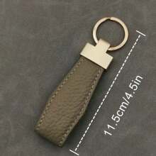 1pc Customized Text Fashion Leather Car Key Chain