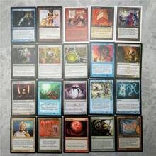 108pcs Black Core  Cards P9 Dual Land Fetch Land Shock Lands Proxy Cards - Yellow - View 3