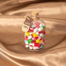 1件跨境热销爱情胶囊情侣礼物送给男朋友、女朋友、母亲节、情人节、父亲节