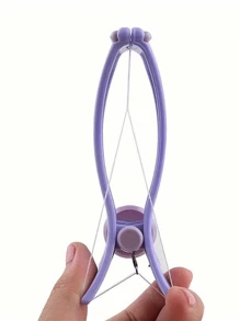 1pc Women Hair Removal Epilator Mini Facial Hair Remover Spring Threading Face Defeatherer For Cheeks Eyebrow DIY Makeup Beauty Tool - Multicolor - View 1