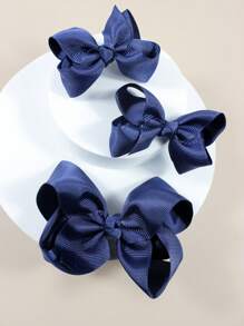 4pcs Girls' Bowknot Bow Hair Clips & Headbands, Cute, Elegant, Versatile, Matching, Suitable For Mother's Day, School