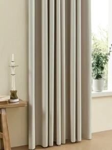 2pcs 100% Blackout Curtains With Waterproof Lining, Suitable For Living Room, Bedroom, Bathroom, Home Decor, Room Decoration