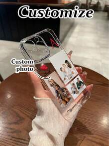 Personalisierter Name + Foto DIY perforierter hochdurchsichtiger, dicker, kratzfester bemalter Handyhülle Schutzhülle kompatibel mit iPhone 16/16 Pro/16 Plus/16 Pro Max, iPhone 15 Pro Max, Apple P13, P14, P11 Softschale, P12 kratzfest, XS, XR/7/8P/7/8 GES2, A50, A12, A32, A52, A72, A51, A21S, A13, A14, S22 Ultra, S23, A33, A53, S20 FE, Redmi 11 Youth, 12 Pro, 12/12X, Note 11, 9A, 9C, Polox 3 NFC, Redmi 10, Redmi 9, Note 9, 12C, Note 11 Pro, Redmi 10C, Note 8 Pro