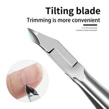 1pc Stainless Steel Cuticle Nipper, Nail Clipper, Nail Trimmer, Ingrown Toenail Clipper, Manicure Tool Set