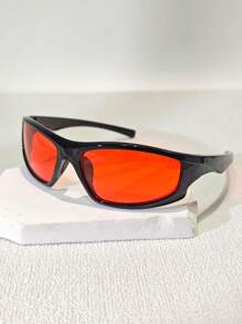 1/2 chiếc Kính đạp xe thể thao thời trang Unisex, phù hợp với phong cách đường phố, tiệc tùng, đi bộ đường dài, cắm trại, món quà tuyệt vời cho bạn bè trong kỳ nghỉ hè ở bãi biển, ngoài trời, du lịch - Nhiều màu - Xem 4