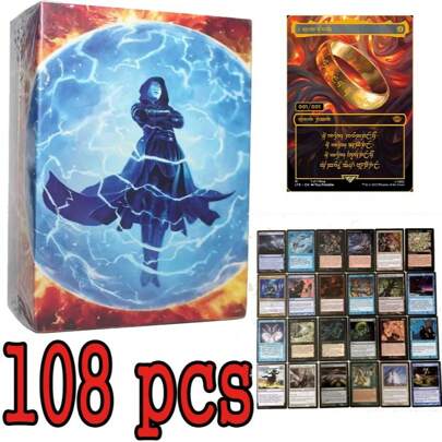 108pcs Black Core Magic The Gathering Cards P9 Dual Land Fetch Land Shock Lands Proxy Cards