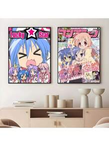 1PC Anime Cute Girl Poster Canvas Painting Mural Wall Arts Posters For Living Room Decor Home Decoration Picture Painting No Frame
