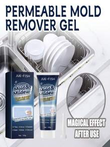 除霉凝胶 - 多功能除霉剂，适用于墙壁、瓷砖填缝剂、浴室、天花板清洁
