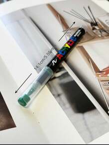 12/24/36/48 Colors Direct Liquid Soft Head Acrylic Marker Pen, Acrylic Paint Pens For Wood, Canvas, Stone, Rock Painting, Ceramic Surfaces, Chritmas Card Making Back To School