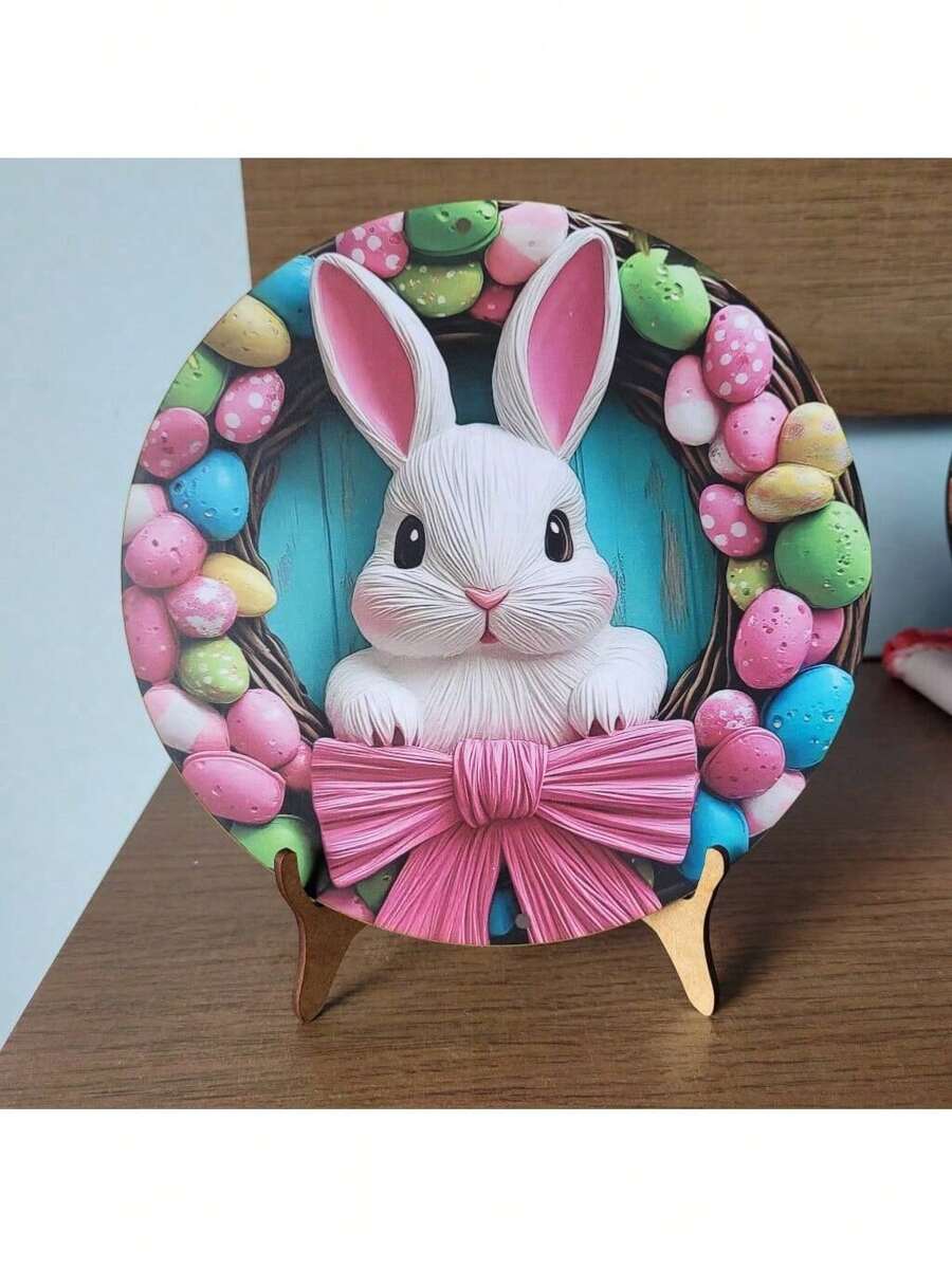 Easter Decoration With 20cm MDF Table Stand - 18 - View 1