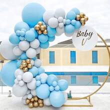 10/20/30/40/50pcs Light Blue Balloon18/12/10/5 Inches Light Blue High-Quality Latex Balloon Suitable For Graduation Parties, Bachelor Parties, Gender Revealing Weddings, Birthdays, Party Decorations