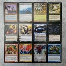 108pcs Black Core  Cards P9 Dual Land Fetch Land Shock Lands Proxy Cards - Yellow - View 4
