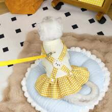 猫咪和小狗夏季可爱连衣裙和夹克服装