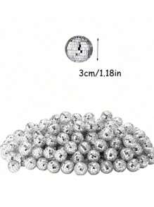 Mirror Disco Balls Ornament Mardi Gras Mini Small Disco Ball Hanging Decorations Reflective Ball For 70s Disco Themed Party Tree Birthday Wedding All Saints' Day Christmas Supplies - Multicolor - View 4