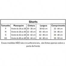 Shorts Academia PRO Cintura Alta Zero Transparência - Azul Marinho - Visão 2