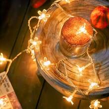 1 قطعة أنوار LED شريط أزهار الكرز بطول 1.5 متر، 10/20 مصباح LED أنوار كشميرية، إضاءة زخرفية لحفلة/حفل زفاف/غرفة/المنزل، إطار زهور، عيد الميلاد، ديكور الربيع/الصيف، بطارية مشغلة (البطاريات غير مضمنة) - متعدد الألوان - مشاهدة 9