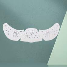 Tatuajes temporales de larga duración para rostro de mujer: labios, estrellas, lazos, parches de maquillaje, perfectos para San Valentín. - qt-0093 - Ver 5