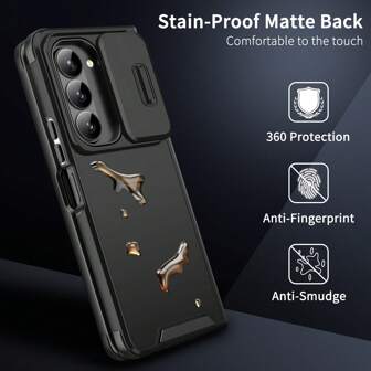 Industry Anti-Fall Foldable Sliding Phone Case, Anti-Drop And Anti-Fingerprint, Compatible With Galaxy Fold5, 6 And Z Flip3, 4, 5, 6