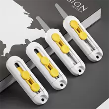 1PC Magnetic Suction Unpacking Express Knife, Art Mini Portable Knife, Unboxing Tool, Letter Opening Bag, Cutting Paper