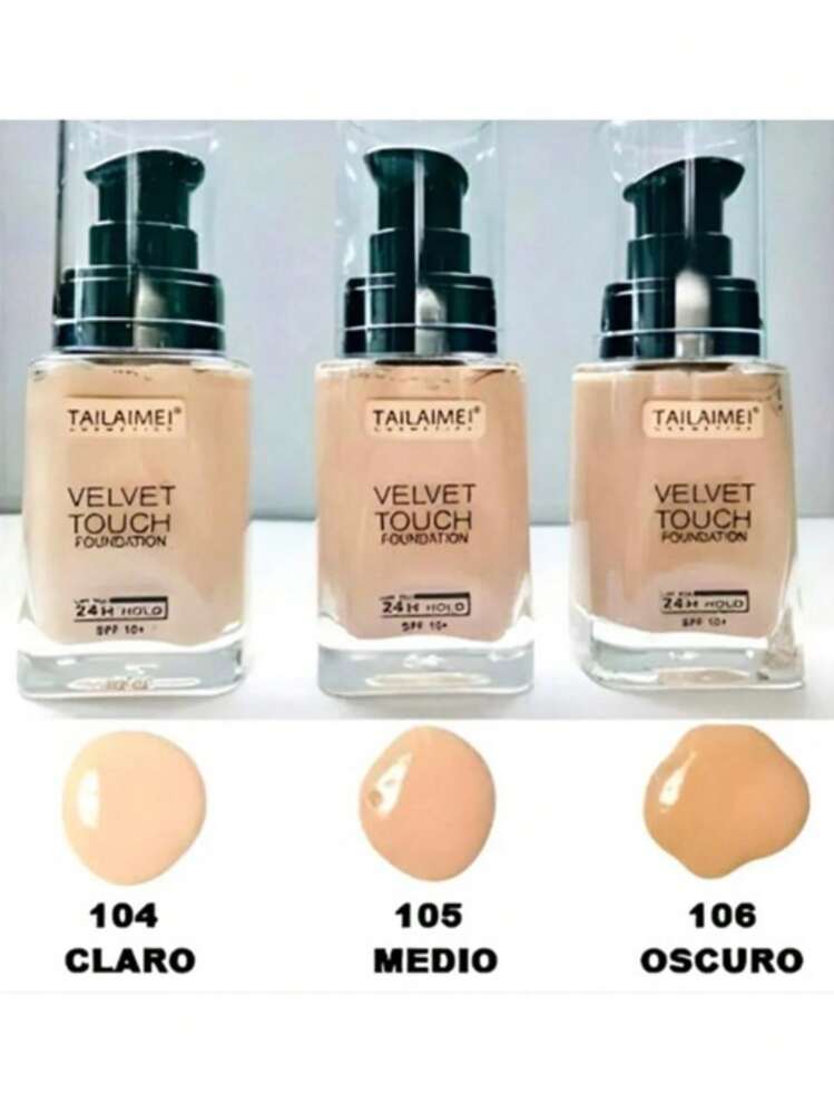 Base De Maquillaje Tailaimei Velvet Touch Alta Cobertura, Base De Maquillaje Líquido Profesional FPS10+ Alta Cobertura, 3 tonos disponibles. Tailaimei. Base Hidratante Skinfinite Base Maquillaje Liquido Maquillaje Base Alta Cobertura Base De Maquillaje Velvet Touch Alta Cobertura Base De Maquillaje Líquido Profesional Con Protección Solar FPS10+ Antiporos Sin Sensación Grasa Base De Maquillaje De Larga Duración Base De Maquillaje Para Cobertura Total Acabado Terciopelo Belleza & Salud Maquillaje ROSTRO Base. Tailamei, Tailamet. - 104 BEIGE - Añade 5