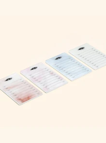 Estojo para Armazenamento de Cílios, Caixa de Armazenamento Acrílica de 5/10 Camadas para Organização de Cílios, Suporte para Paleta de Cola de Cílios Postiços, Expositor Compacto para Alongamento de Cílios com 5/10 Paletes