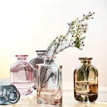 INS Luxury High Transparency Glass Vase & Fragrance Diffuser, Nordic Creative Home Decor Vase For Living Room, Bedroom, Office, Flameless Gifts Birthday Graduation