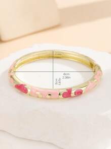 1pc Fashion New Boho Retro Style Gold Plated Enamel Cloisonne Bracelets Bangles Jewelry For Women And Girls
