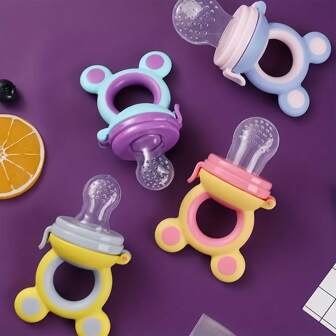 Baby Feeding Supplies: Fruit & Vegetable Silicone Feeder And Veggie Mesh Bags - Perfect For Moms, Thanksgiving Gift