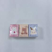 9pcs/Pack Colorful Cat Print Natural Woodpulp Handkerchief Tissues, Suitable For Daily Life Cleaning,Kitchen,Bathroom,Home,Household Supplies