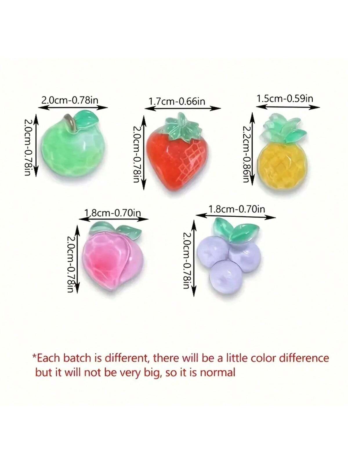 10 قطع مغناطيسات ثلاجة بتصميمات الفاكهة الكرتونية،...