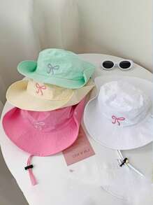 1pc Faux Fur Bucket Hat, Cute Style, White, Fashion , Warm, Suitable As Valentine's Day Or Holiday Gift - Bucket Hat - View 1