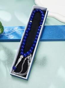 Premium Paper Gift Box Set With 33pcs 10mm Red Ceramic Bead Islamic Prayer Beads - Multicolor - View 9