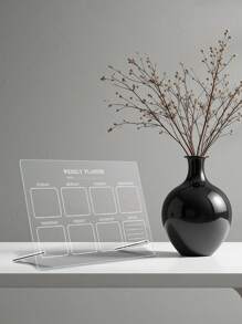 1 块亚克力白板透明留言书写板、亚克力备忘录办公室白色待办事项列表白板、可写透明亚克力公告板、广告板价格菜单标志门前透明亚克力公告板、亚克力书写板 - 彩色 - 查看 5