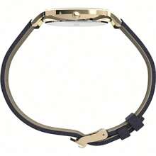 Timex TW2V049009J Women's White Dial Leather Strap Dress Watch