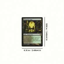 108pcs Black Core  Cards P9 Dual Land Fetch Land Shock Lands Proxy Cards - Yellow - View 8
