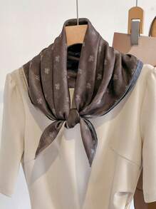 1pc Bandana Head Scarfs Women Handkerchief Neck Scarves Female 70*70cm Luxury Headband Soft Neck Scarves Ladies