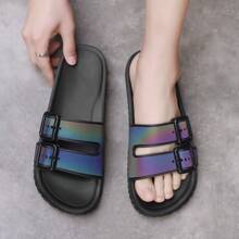 Men's Summer Laser Gradient Casual Simple Beach Sandals - Laser - View 5