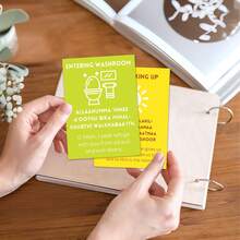 24pcs Islamic Daily Affirmation Cards With Painted Illustrations And Quranic Phrases, Inspirational & Prayer Reminder Cards With Motivational Quotes, Spiritual Cards, Islamic Flash Cards, Ramadan Prayer Cards, Eid Al-Fitr Gift, Islamic New Year Gift, Muslim Gift - Multicolor - View 5