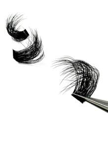 LYBCG 120D/100D/80D/60D/50D/40D/30D Soft Fluffy Lash Clusters Kit Thick Cluster Eyelash Extensions Individual Lashes Faux Mink Eyelash Clusters D+Curl 10MM/12MM/14MM/16MM/18MM Lash Extension Dramatic Eyelash Extensions Eyelashes Clusters Diy For Halloween Cosplay Manga Cat False Lashes Makeup(200/180/140pcs/Box) - D+ - 查看 4