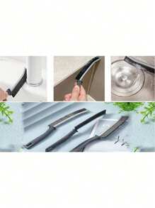 3 件装缝隙清洁刷，新型多功能缝隙清洁刷工具，浴室缝隙刷，灌浆清洁刷硬毛缝隙清洁刷，适用于商店 - 彩色 - 查看 9