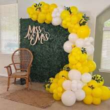 10/20/30/40/50 个黄色气球 18/12/10/5 英寸,黄色乳胶派对气球,适用于淋浴派对、向日葵、蜜蜂、婚礼、生日、派对装饰 - 霧面黃色 - 查看 7