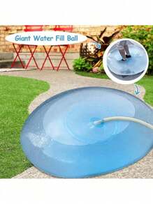 1/3 piezas Pelota de playa de gelatina de gran tamaño hinchable, juguete de exterior para piscina y jardín, reutilizable, para aliviar el estrés, diversión de verano para piscina, bañera, patio trasero y fiestas - Multicolor - Ver 1