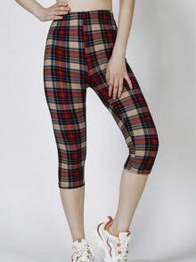 Quần legging thường ngày cho nữ, họa tiết kẻ caro đen/đỏ, vải nhung, thích hợp cho các hoạt động ngoài trời, tiệc bãi biển, kỳ nghỉ, đi bộ, mua sắm, mềm mại và thoải mái, bó sát, độ đàn hồi cao, thể thao, thể dục, yoga, tập thể dục trong nhà, đi bộ đường dài, leo núi, mùa xuân - Nhiều màu - Xem 6