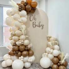 10/20/30/40/50 sztuk Brązowe balony 18/12/10/5 cali, Brązowy lateksowy zestaw balonów na przyjęcia urodzinowe, imprezy pod prysznicem, wesele, Święto Dziękczynienia, rocznica, dekoracje balonowe - Maszyna do kart retro - Zobacz 6